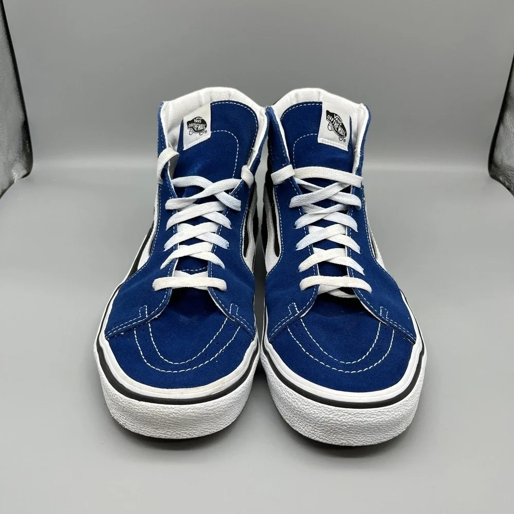 Vans Sneakers Men 13 Sk8-Hi Bolt Suede High Top Retro Skate Shoes Lightning Bolt